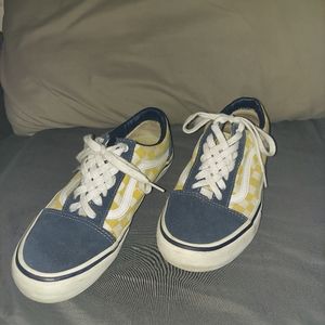 Navy and Gold Old Skool Vans